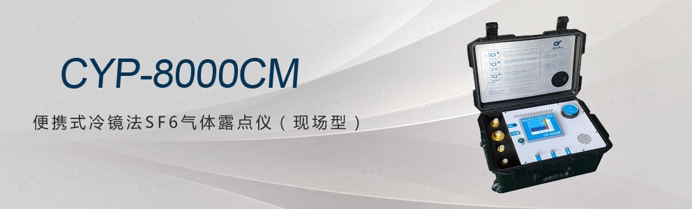 CYP-8000CM便攜式冷鏡法SF6氣體露點(diǎn)儀(現(xiàn)場(chǎng)型)